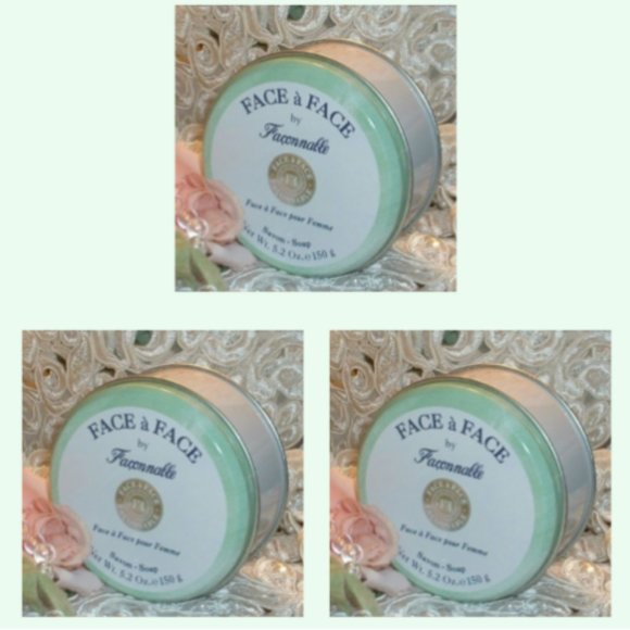 3 Pack  Faconnable Face a Face Pour Femme Soap - Picture 2 of 2